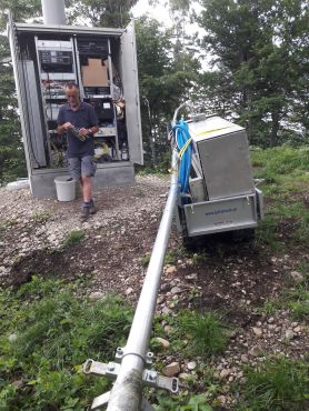 Letzte Vorbereitungen durch Werni